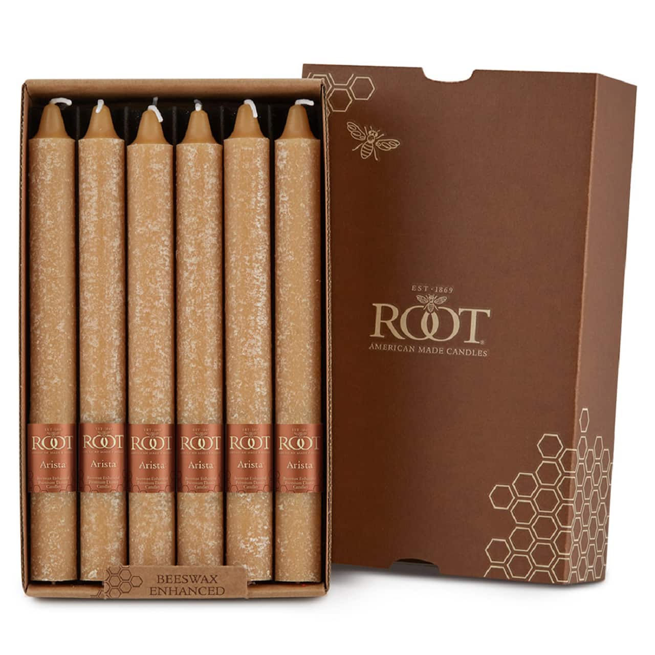 Root Candles 9" Unscented Timberline™ Arista™ Taper Candles, 12ct.